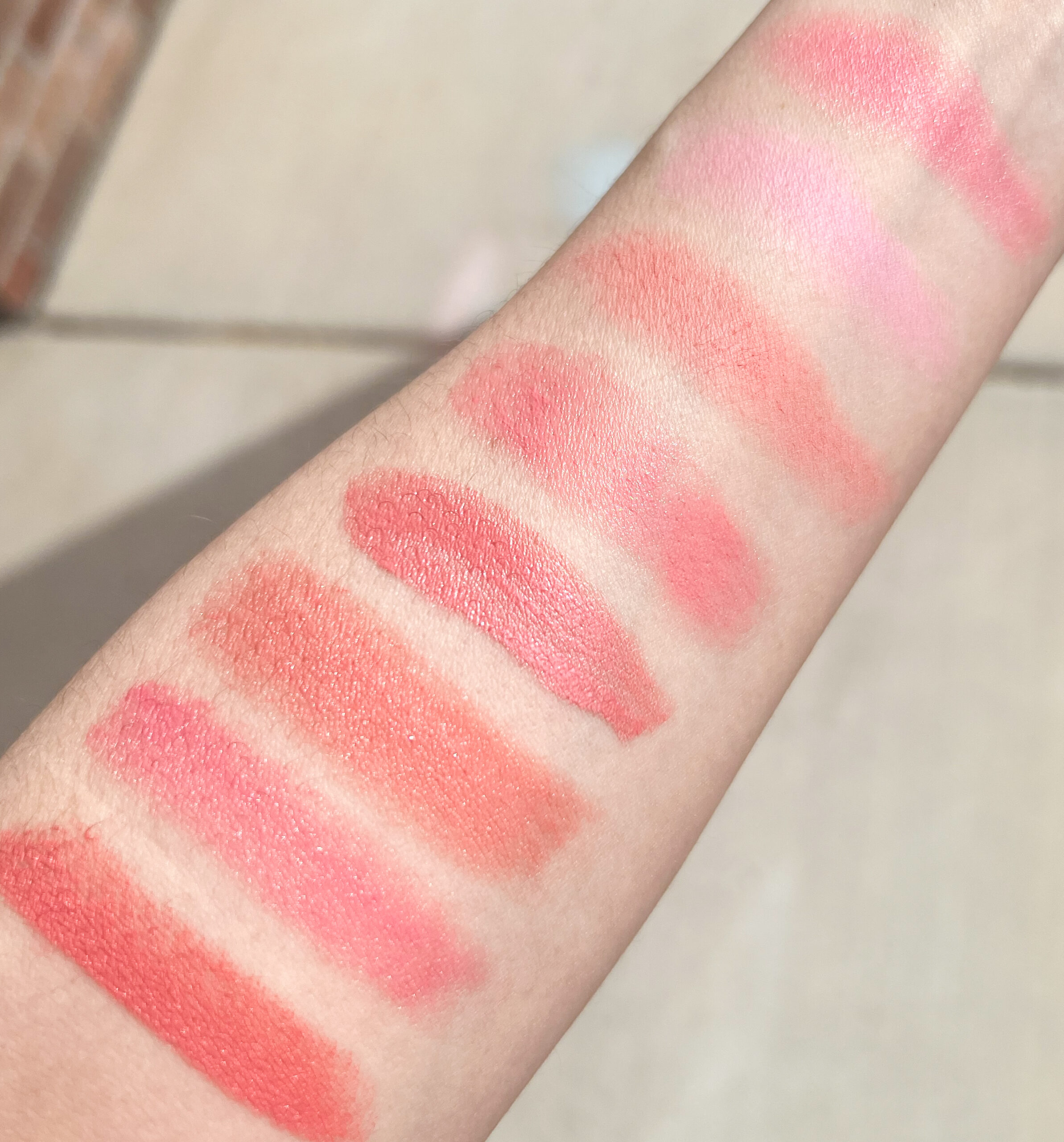 Spring Blush Swatches