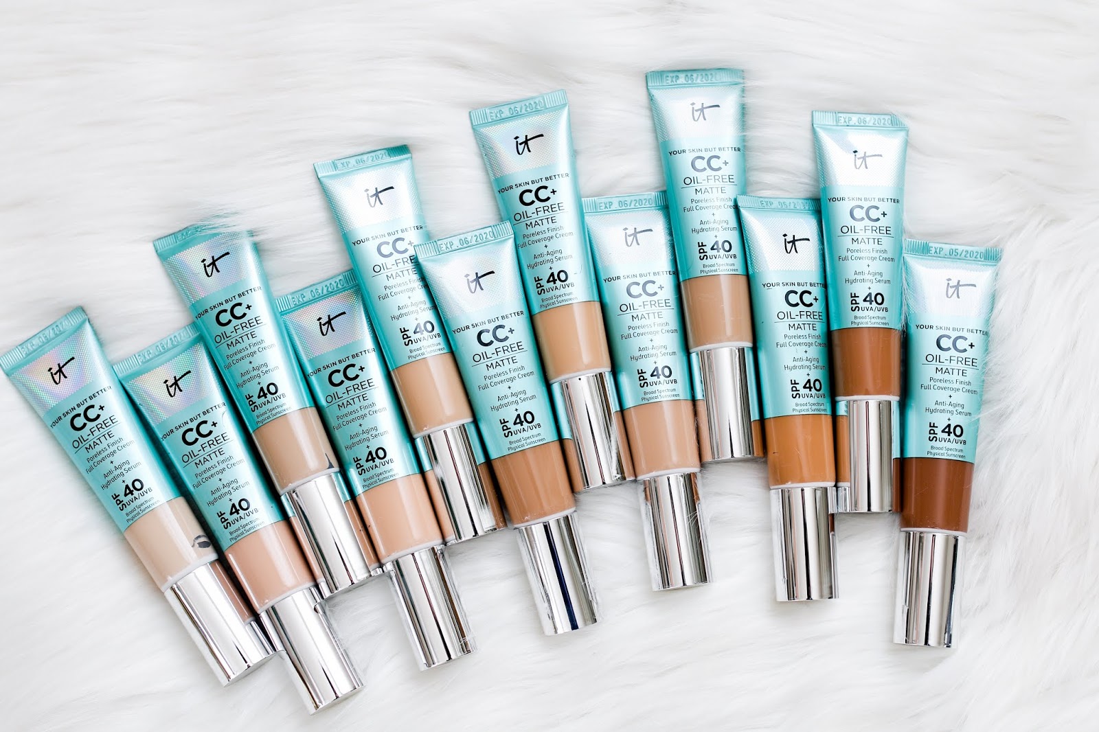 New Cosmetics CC Cream Oil-Free Matte With Swatches Every Shade alittlebitetc