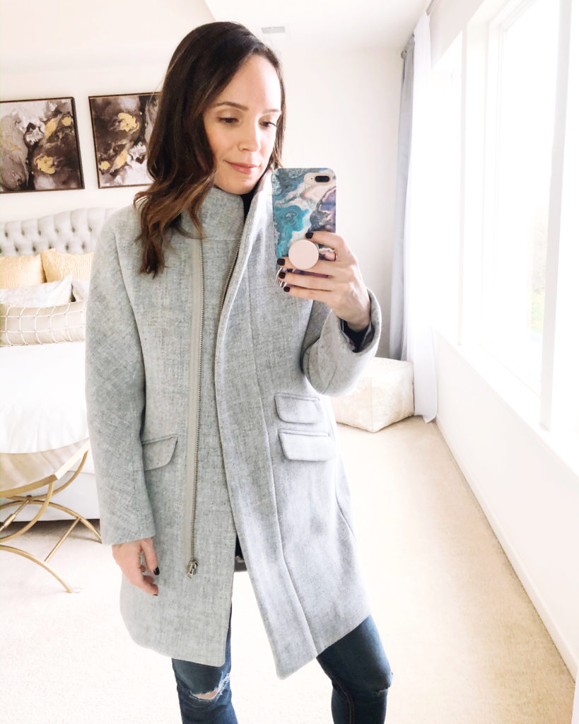 J.Crew Winter Coat Try-On - alittlebitetc