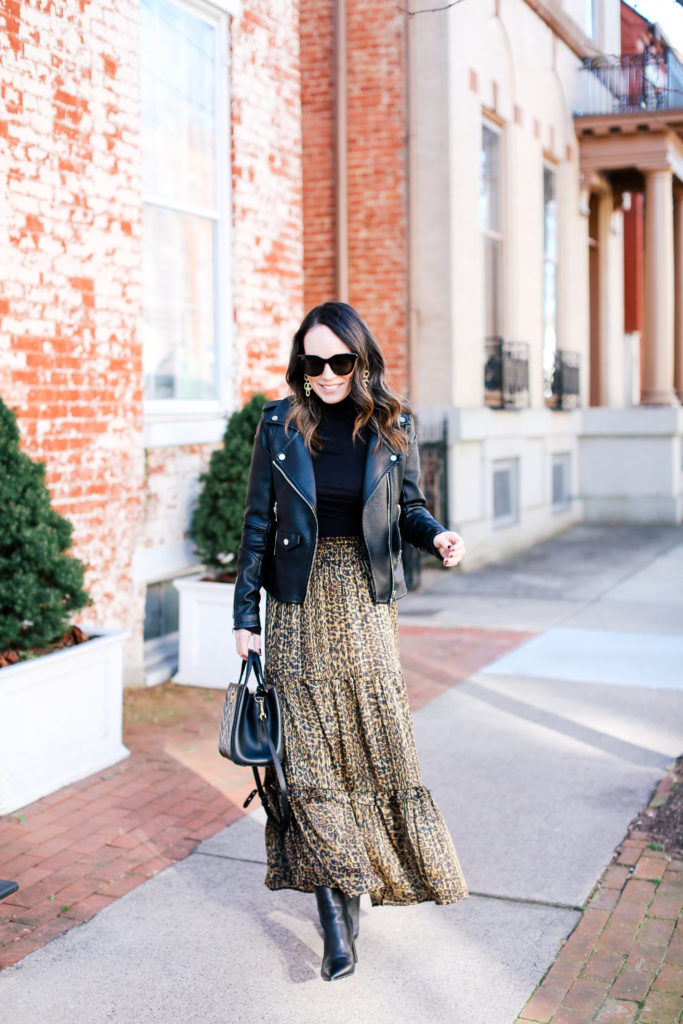 Styling Maxi Skirts In the Winter - alittlebitetc