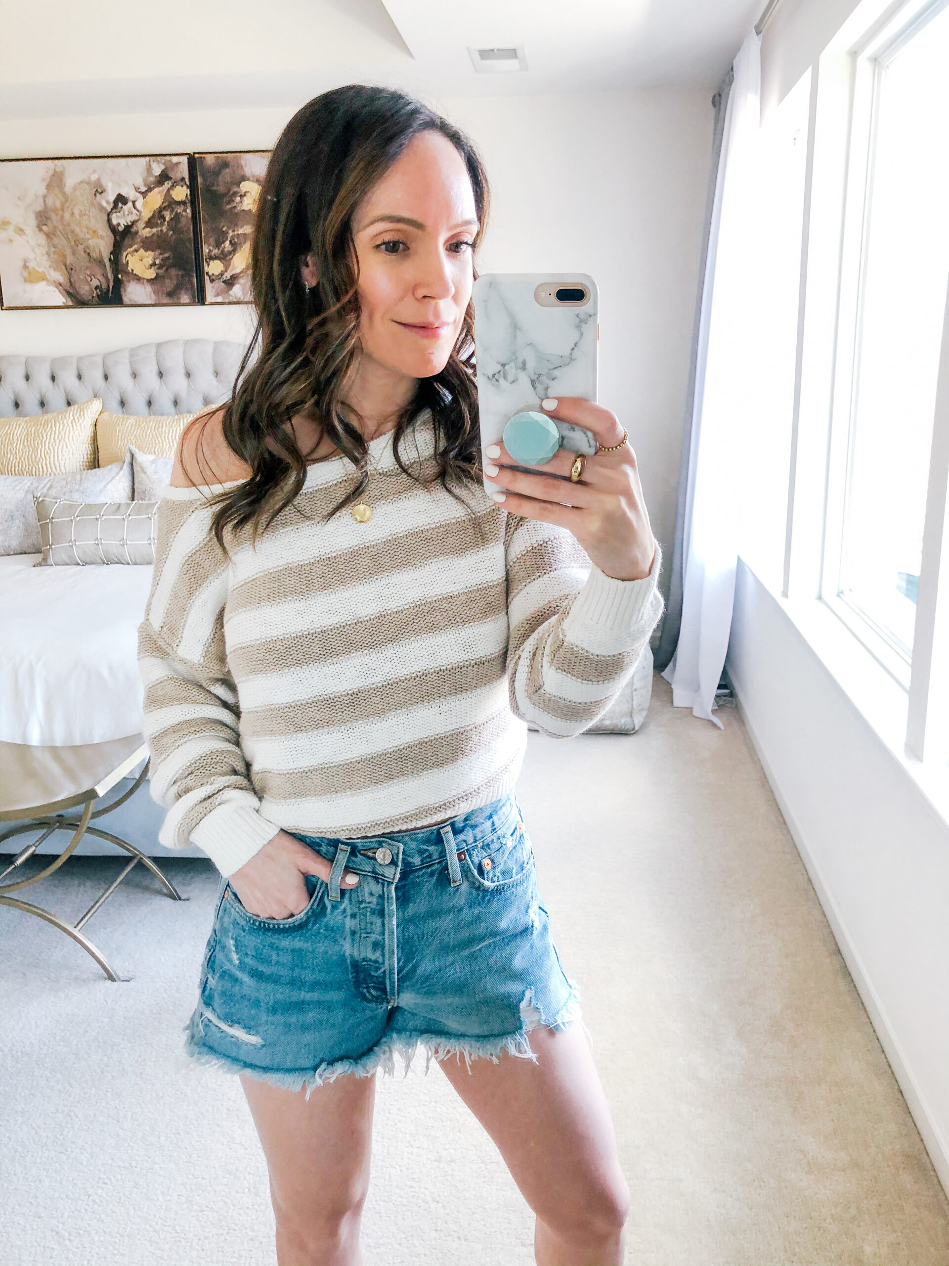 My 3 Favorite Agolde Denim Shorts - alittlebitetc