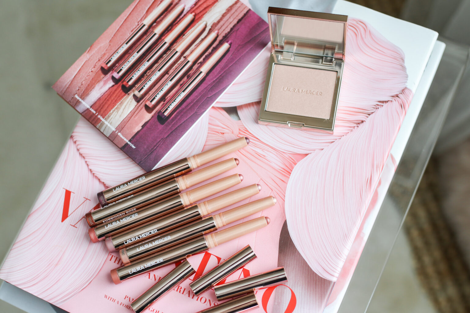 New In: Laura Mercier Rose Glow Caviar Sticks | alittlebitetc