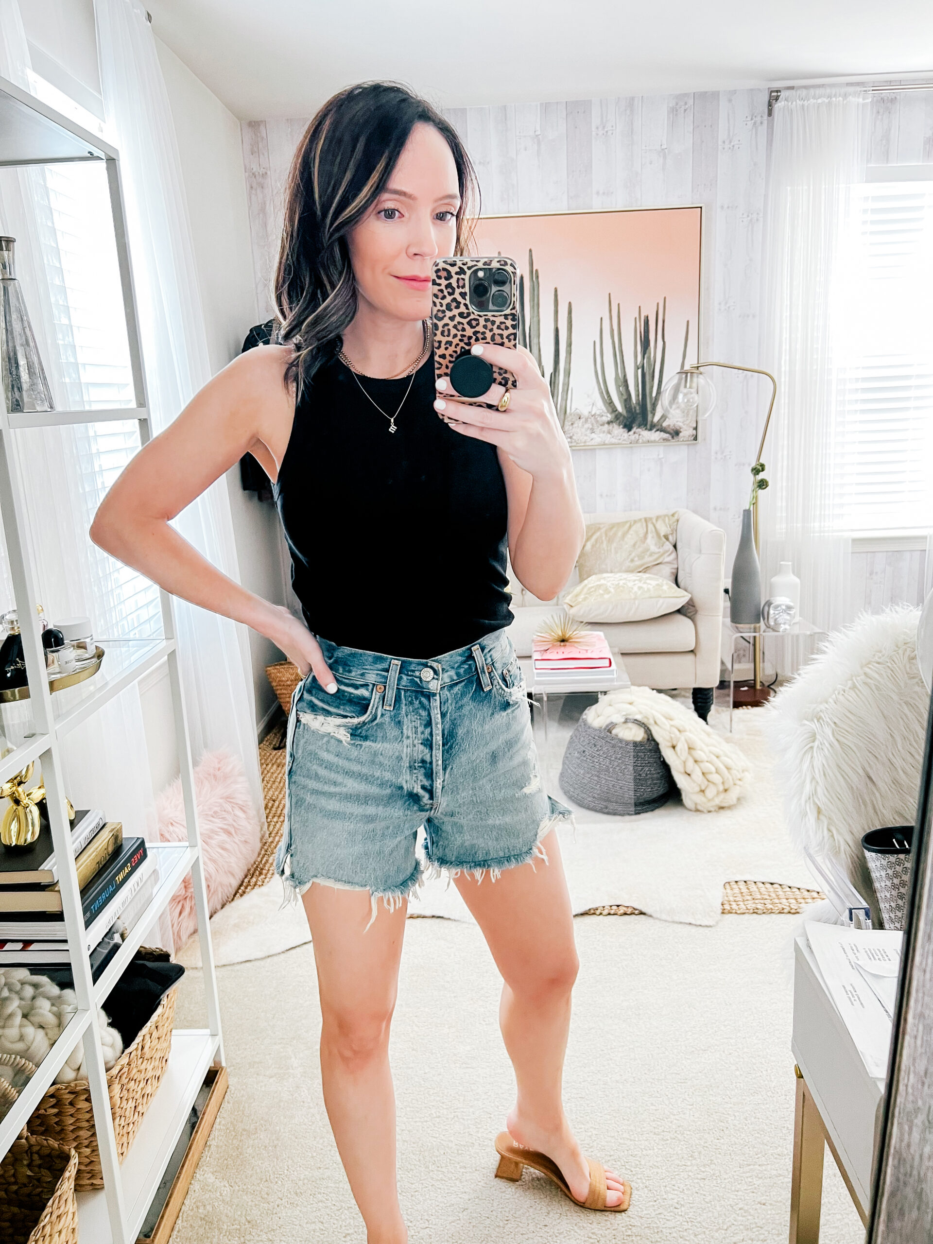 AGOLDE Dee Short in Riccochet