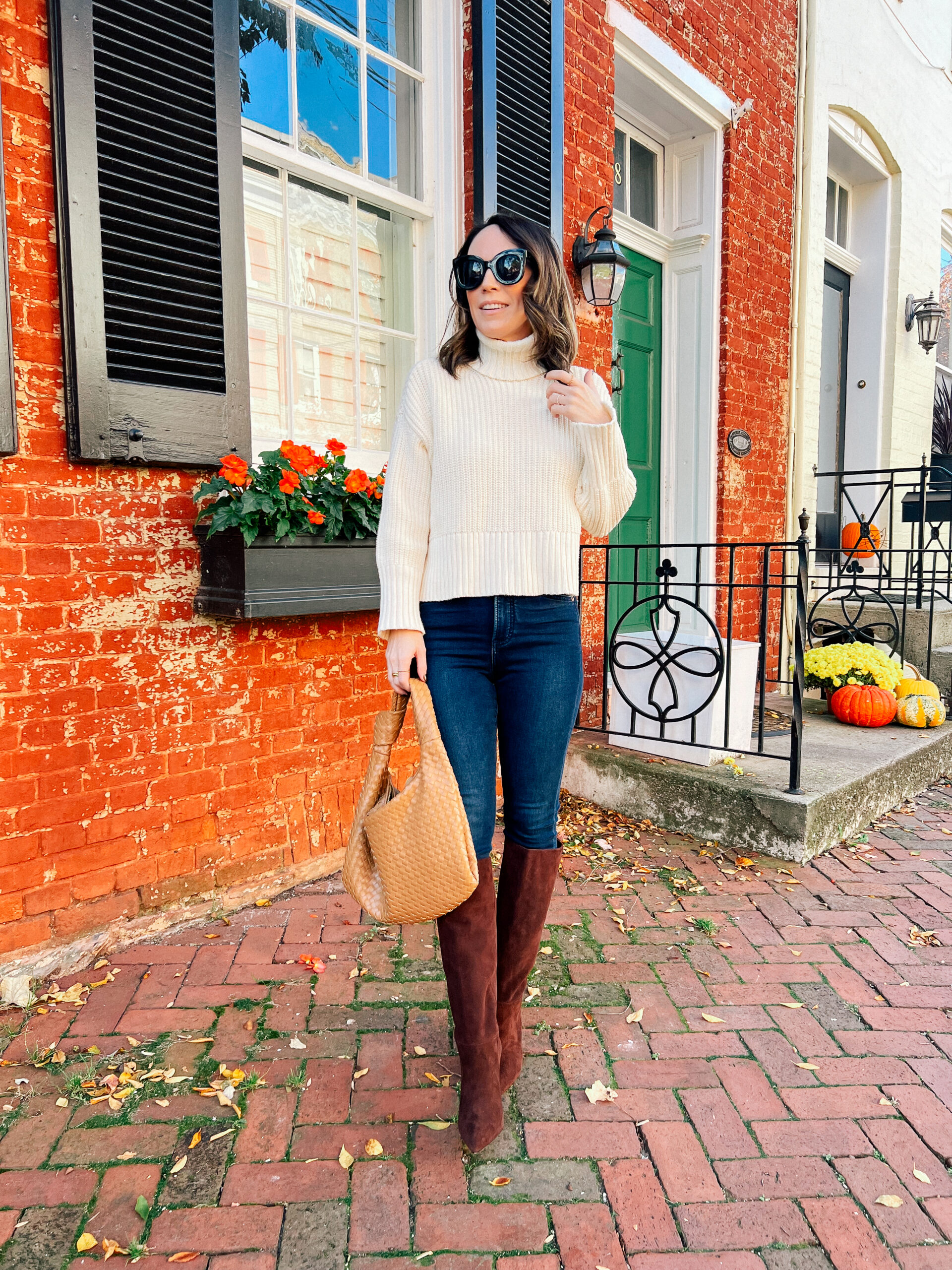 Knee High Boots with jeans