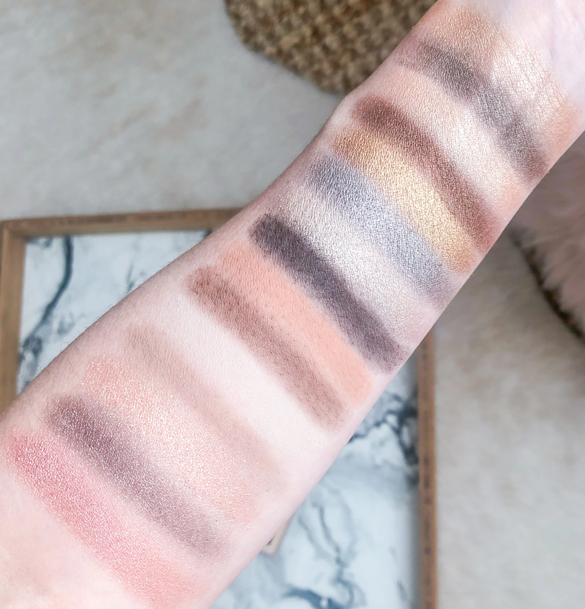 Glam Palette swatches