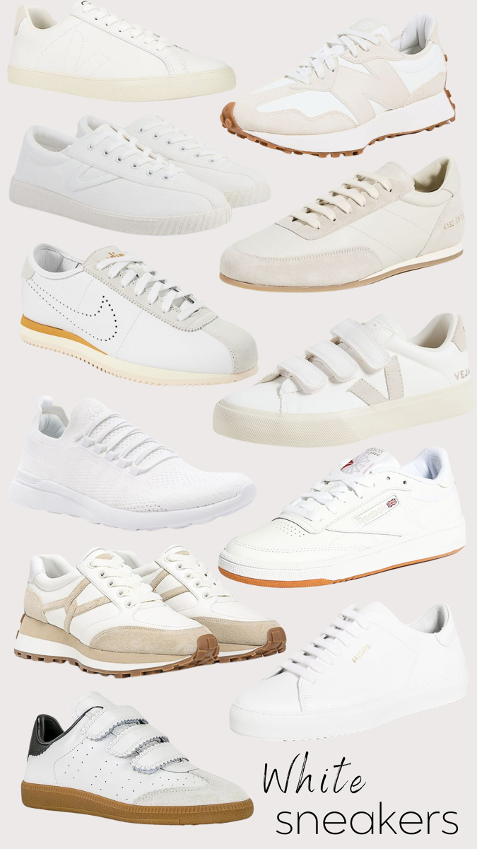 White Sneakers To Wear With Dresses