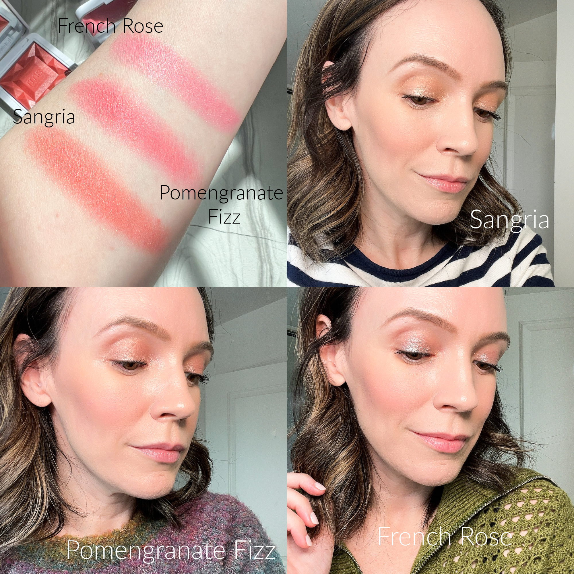 RMS Beauty Hydra Blush swatches