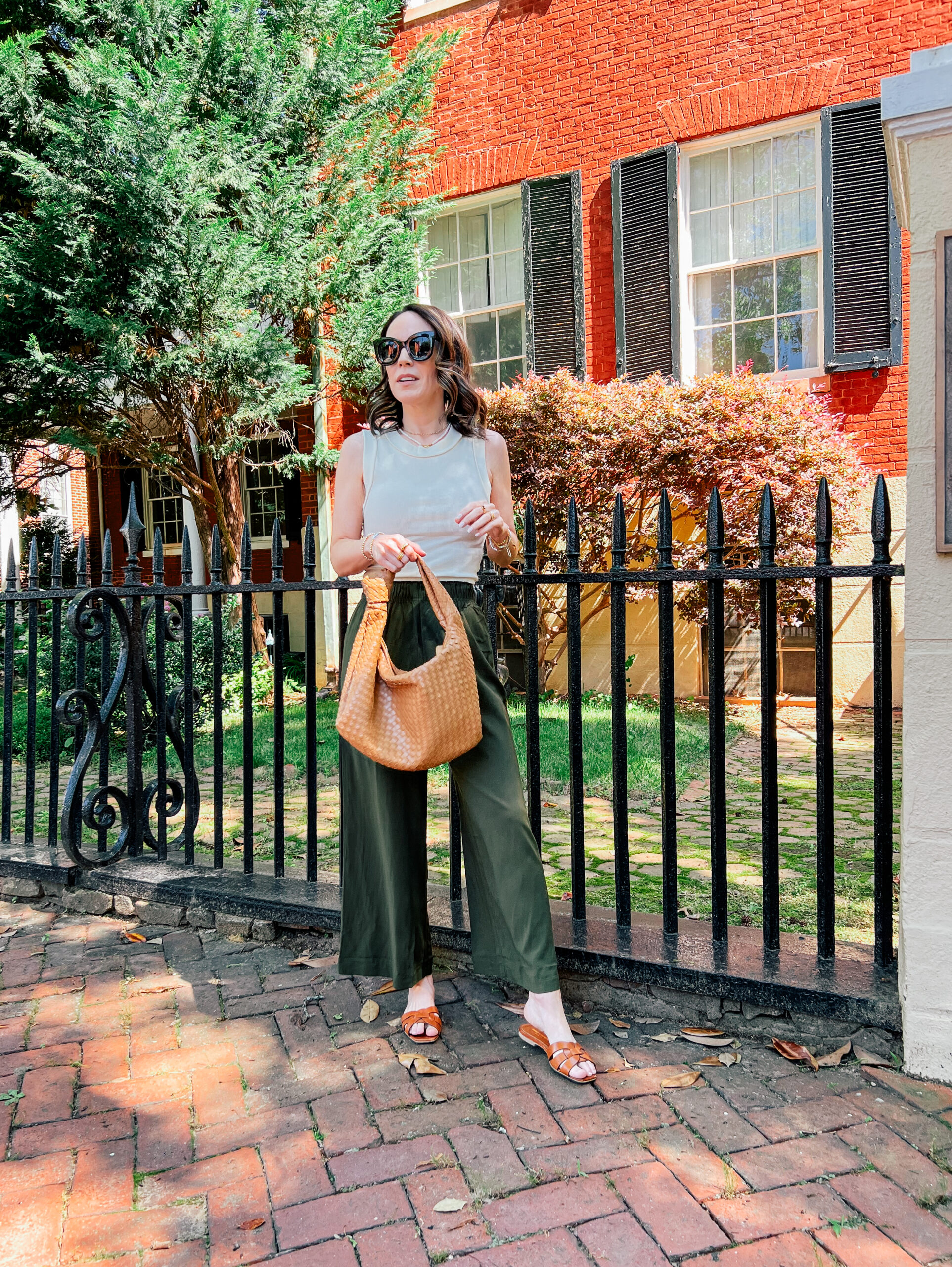 tank and pants outfit | June 2024 Outfit Details