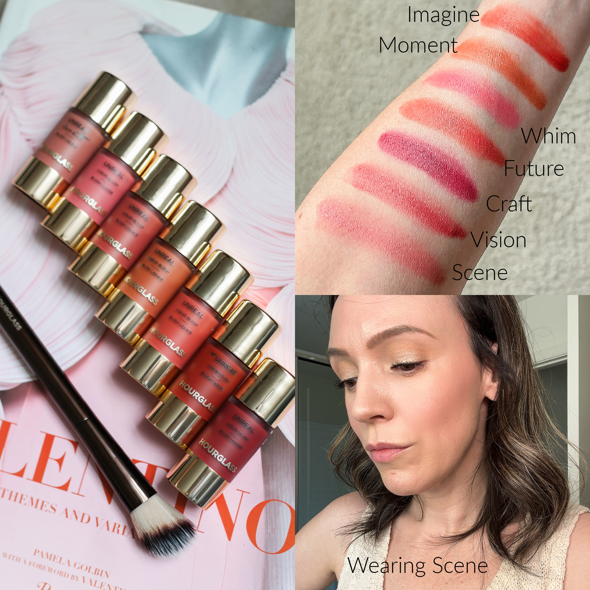 Hourglass Unreal Liquid Blush Swatches