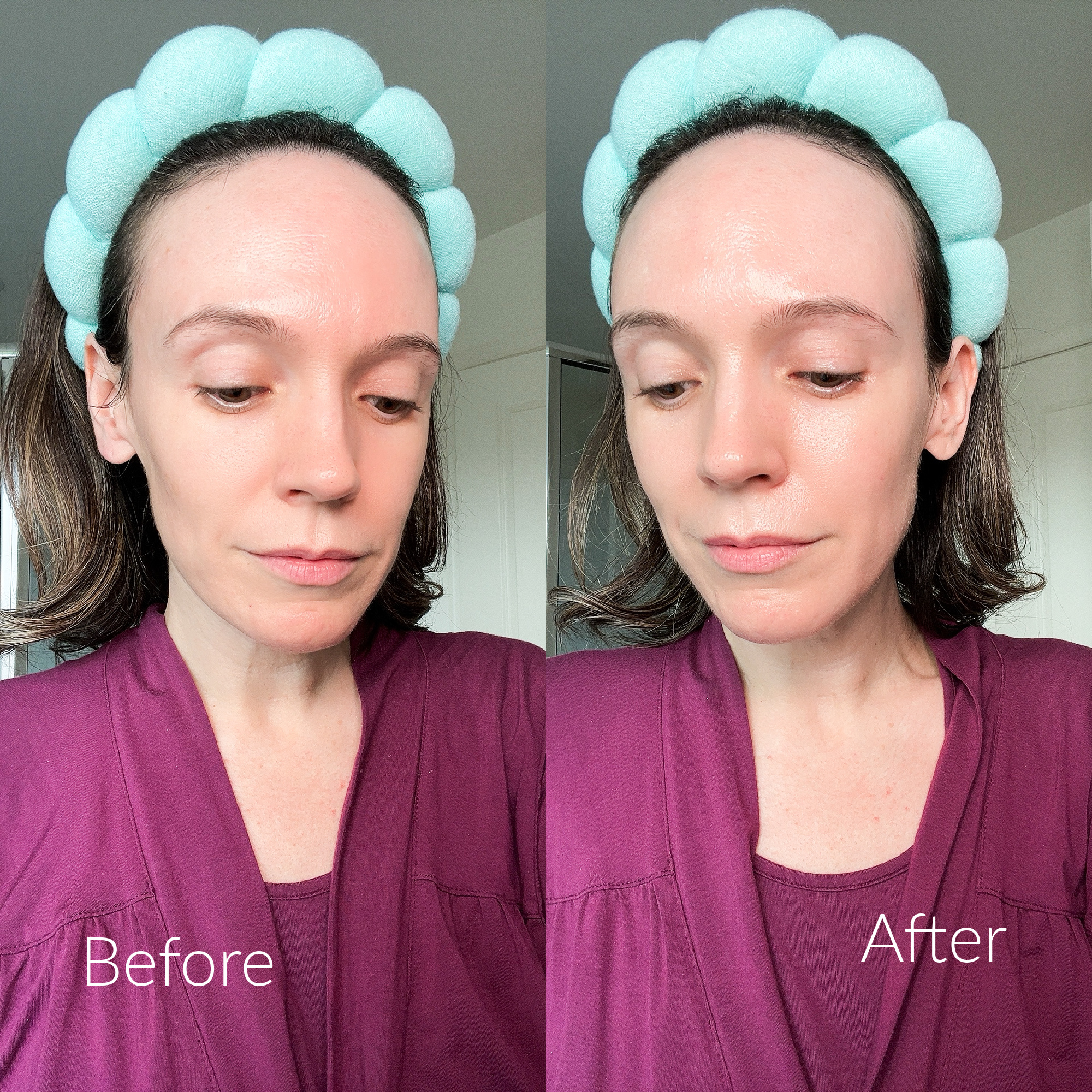 Tatcha Dewy Skin Cream before and after