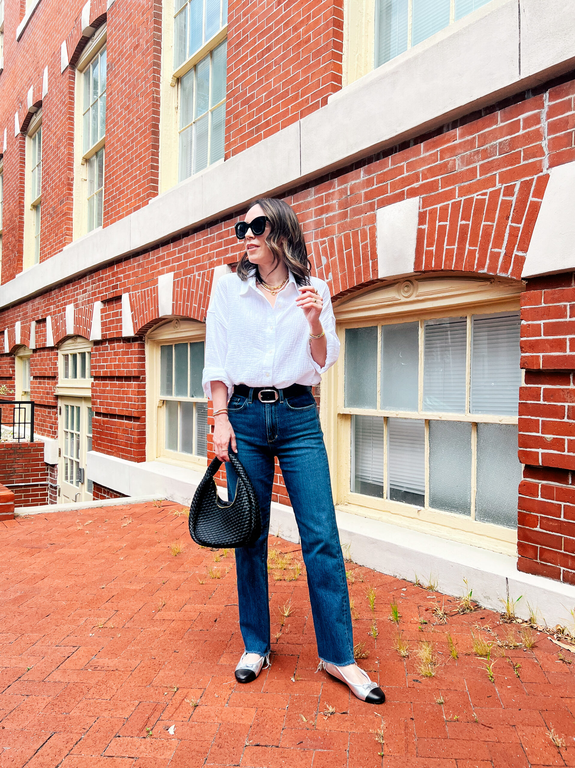 Classic Button Down Shirt and Jeans