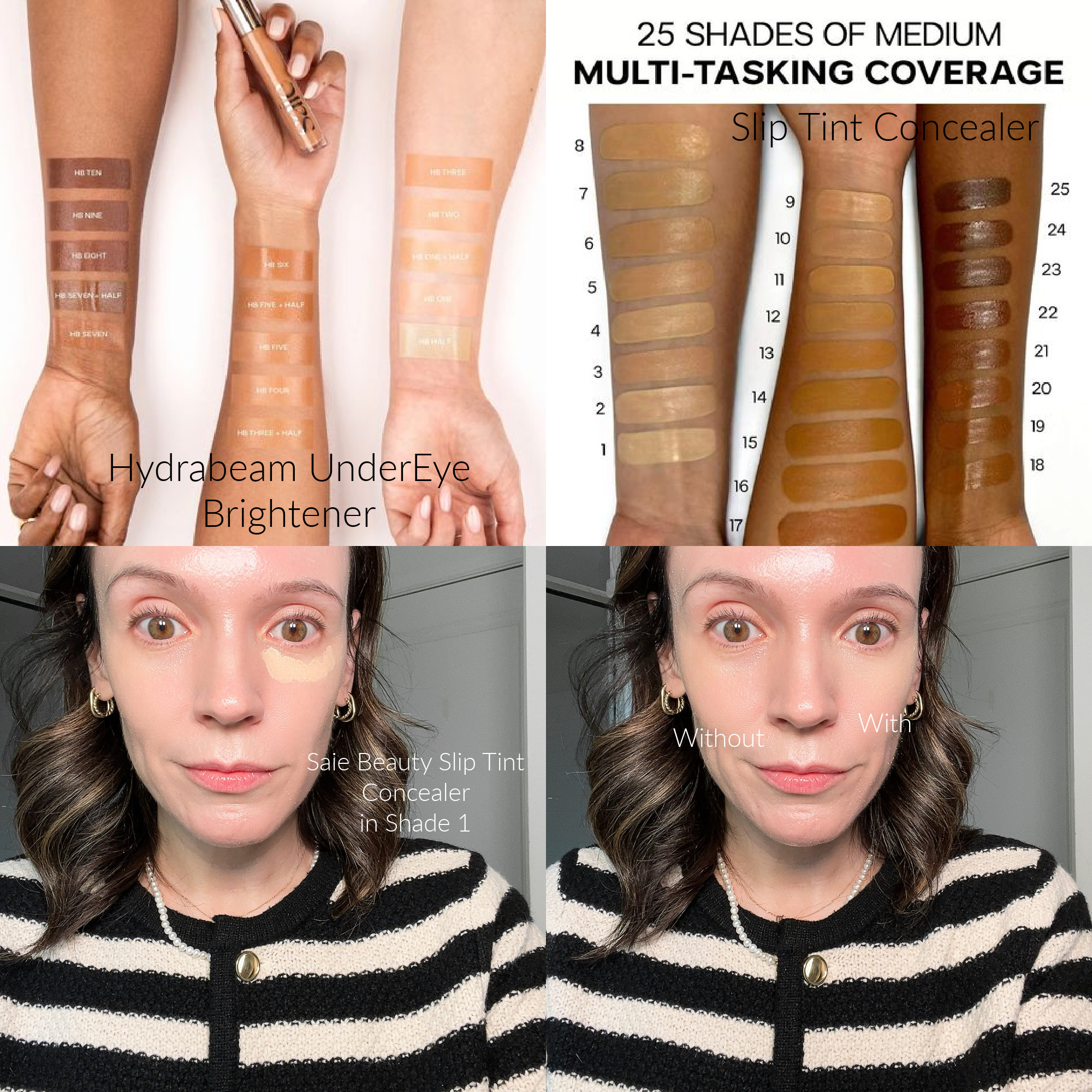 Saie Concealer shades