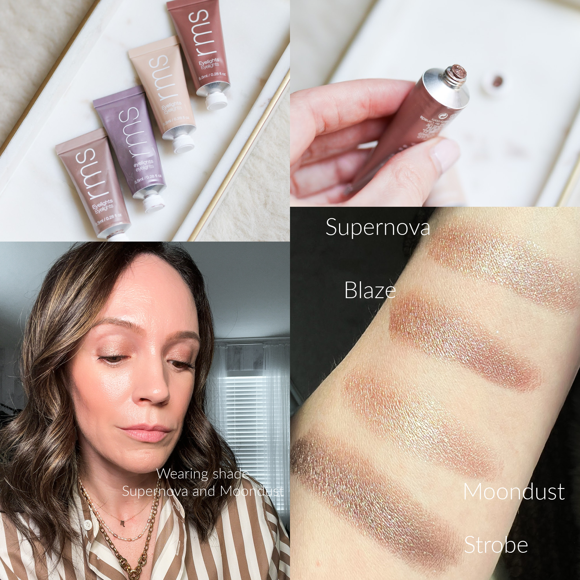 RMS Beauty Eyelights swatches