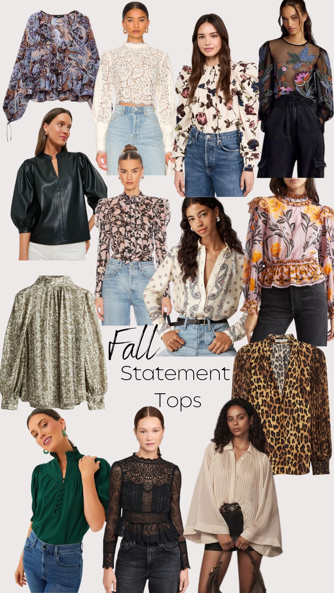 Statement Tops For Fall