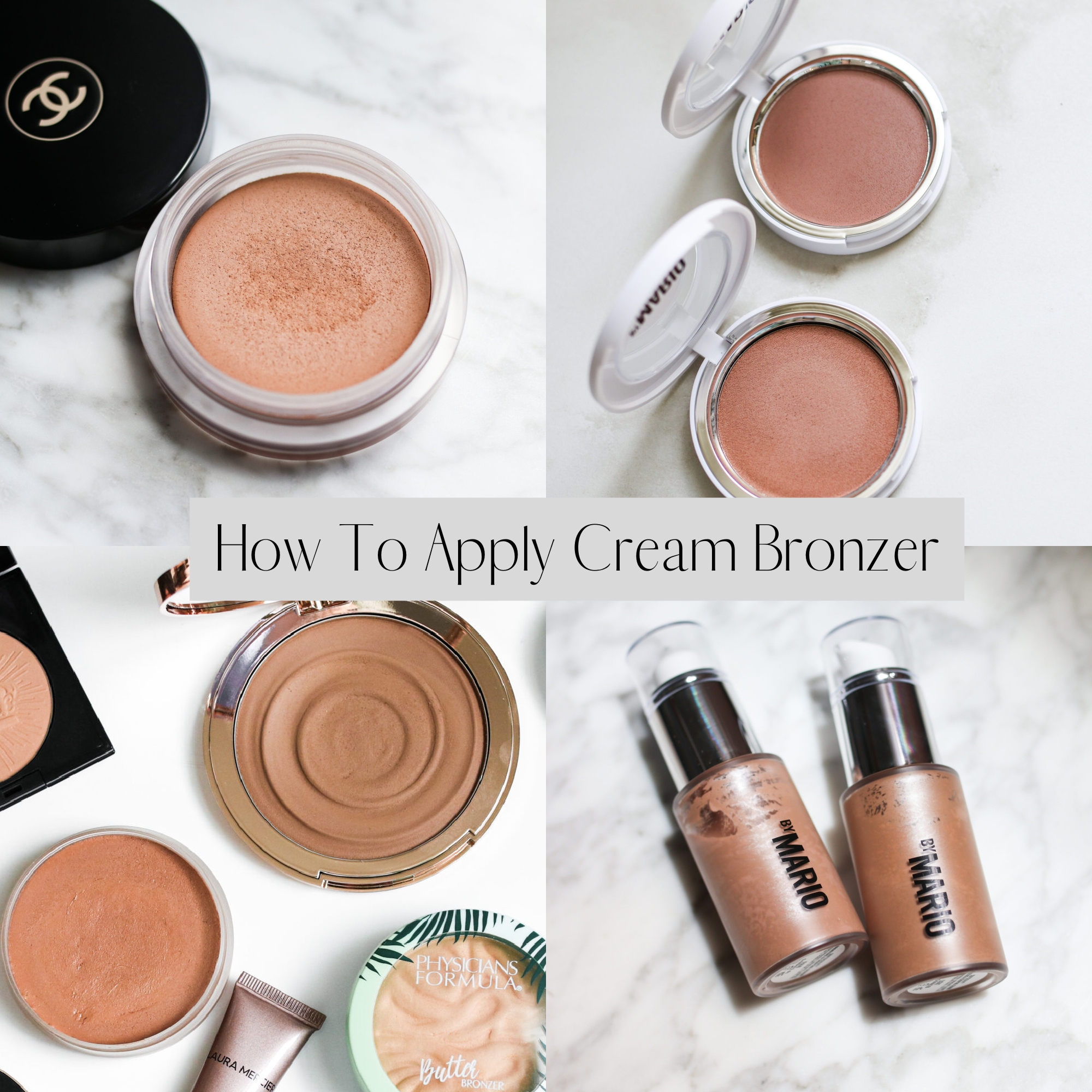 How To Apply Cream Bronzer