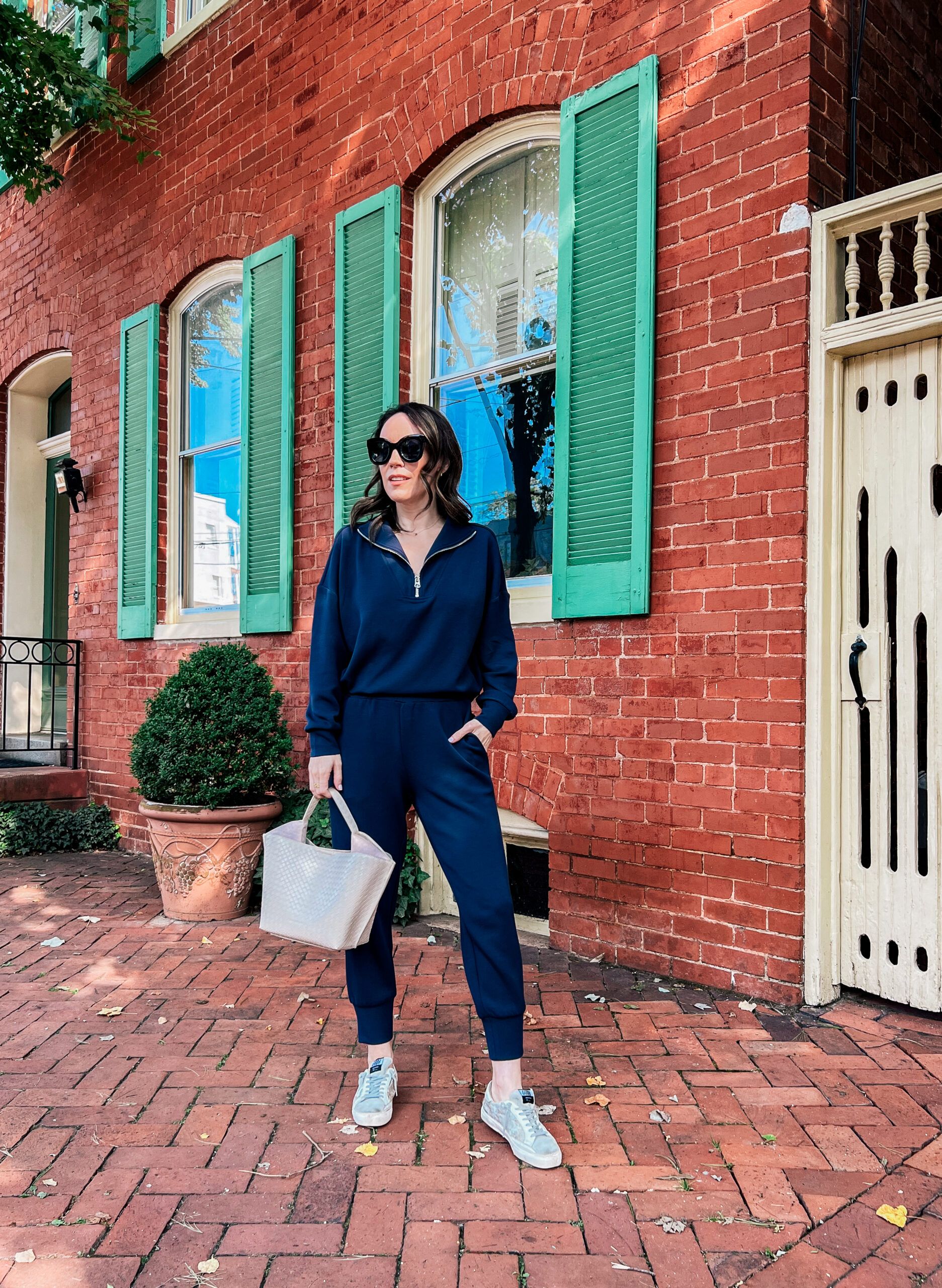 Varley Hawley Half-Zip Sweat and Slim Cuff Pant 25