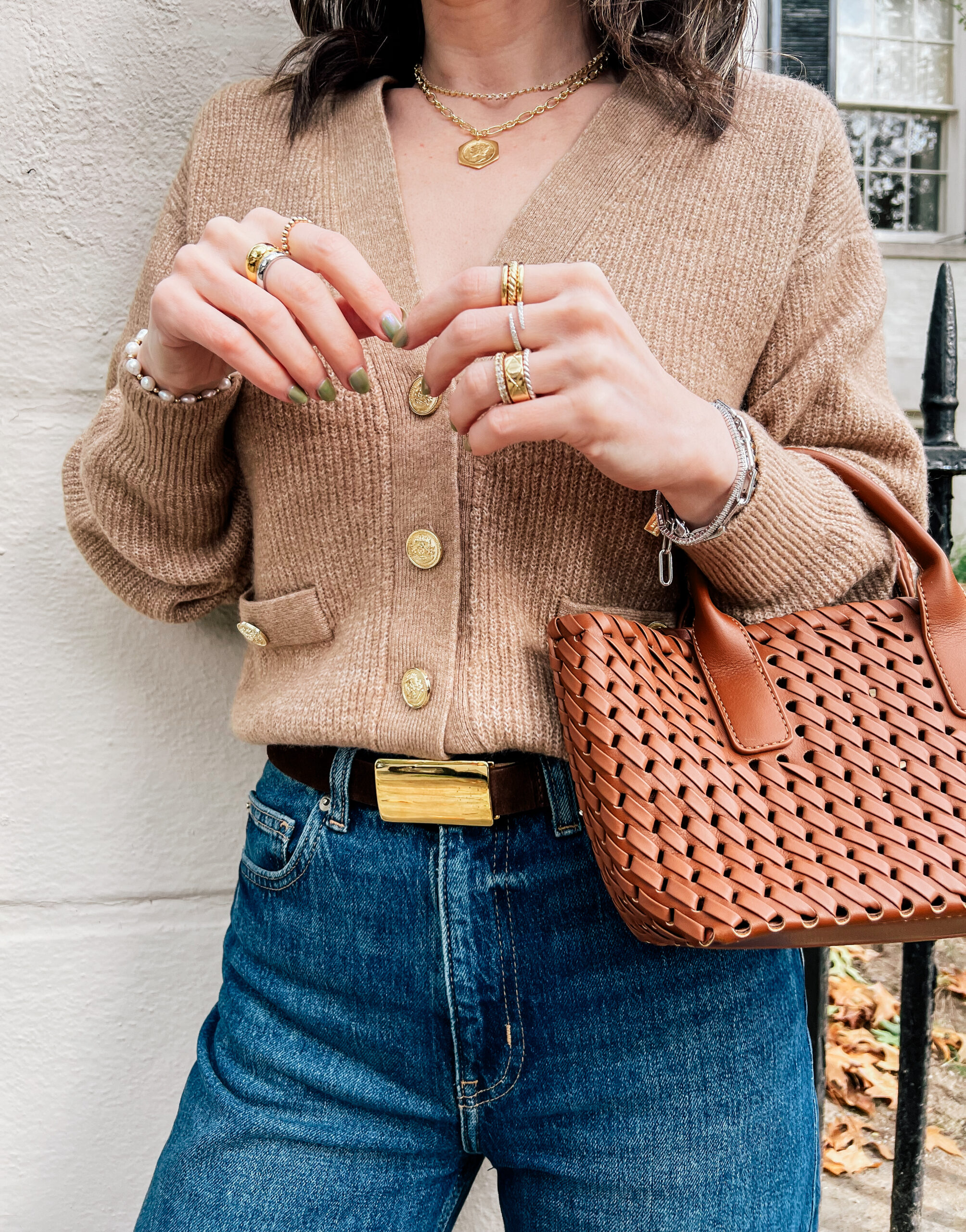 H&M cardigan fall look