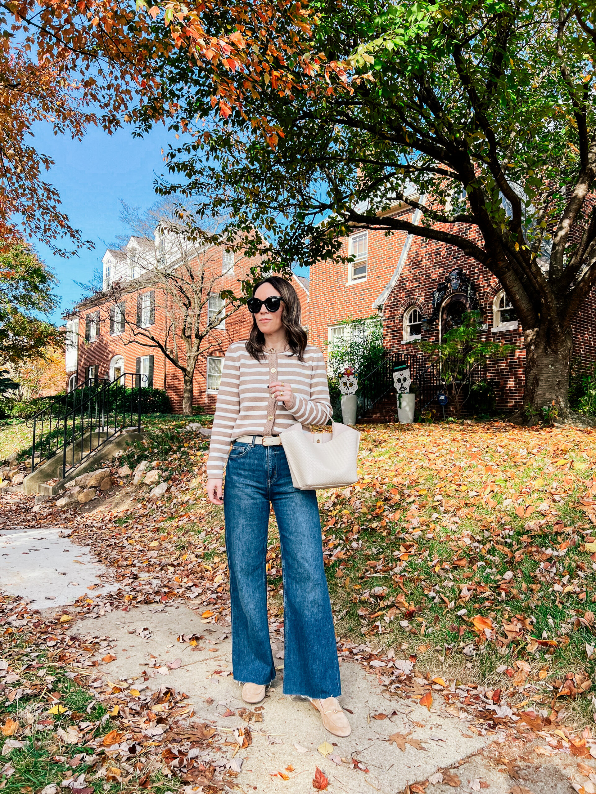 fall lady jacket look | Everything I Wore November 2024