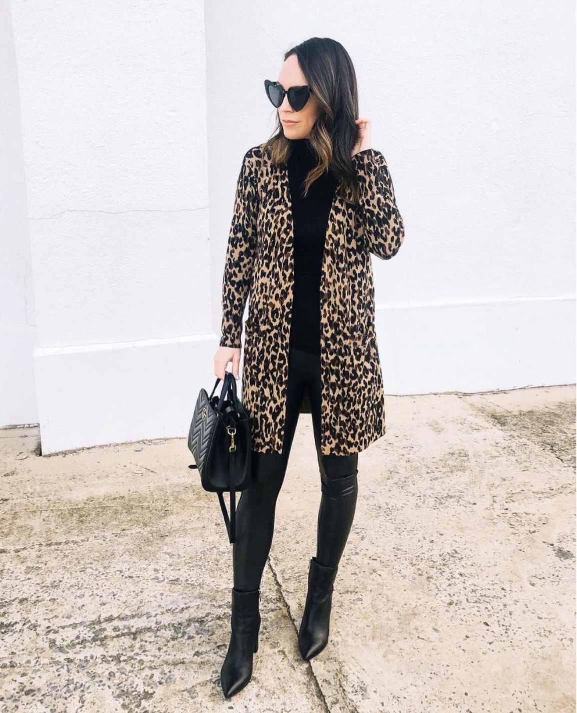 leopard print cardigan