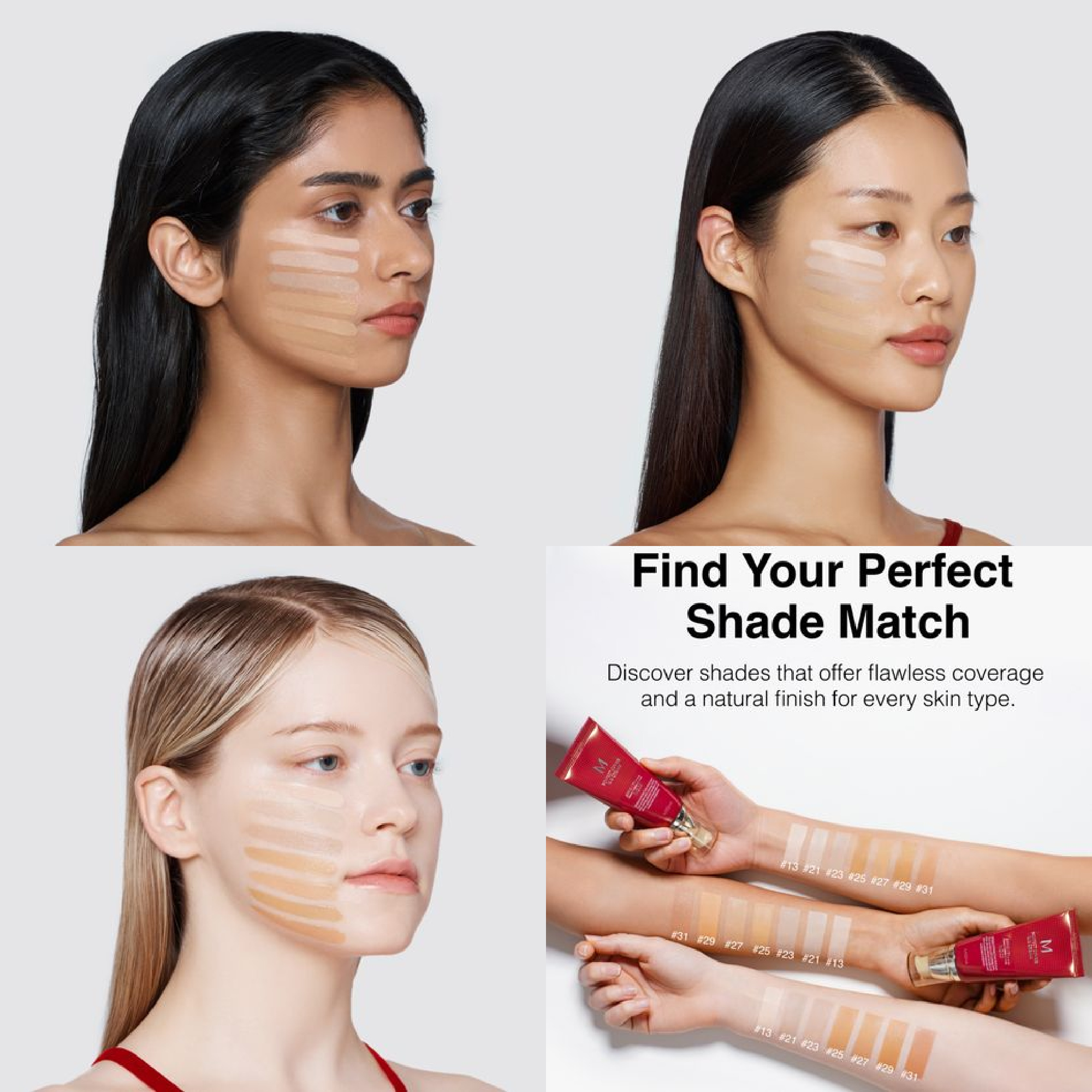 Missha BB Cream Shades