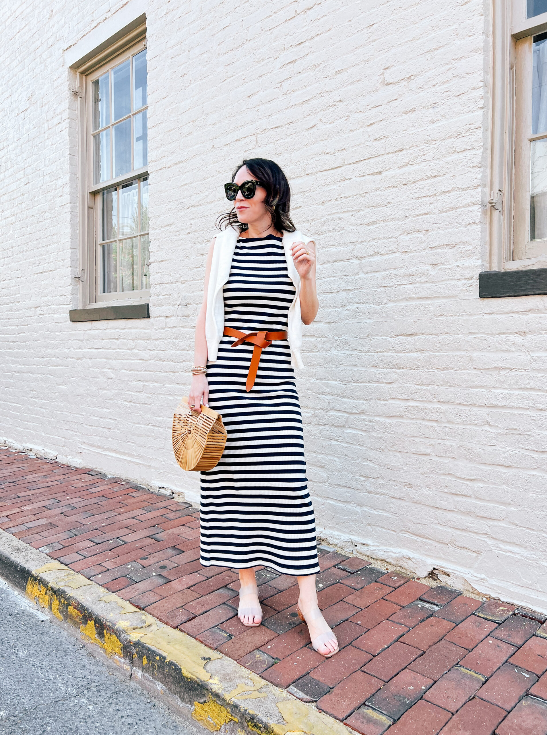 J.Crew striped dress