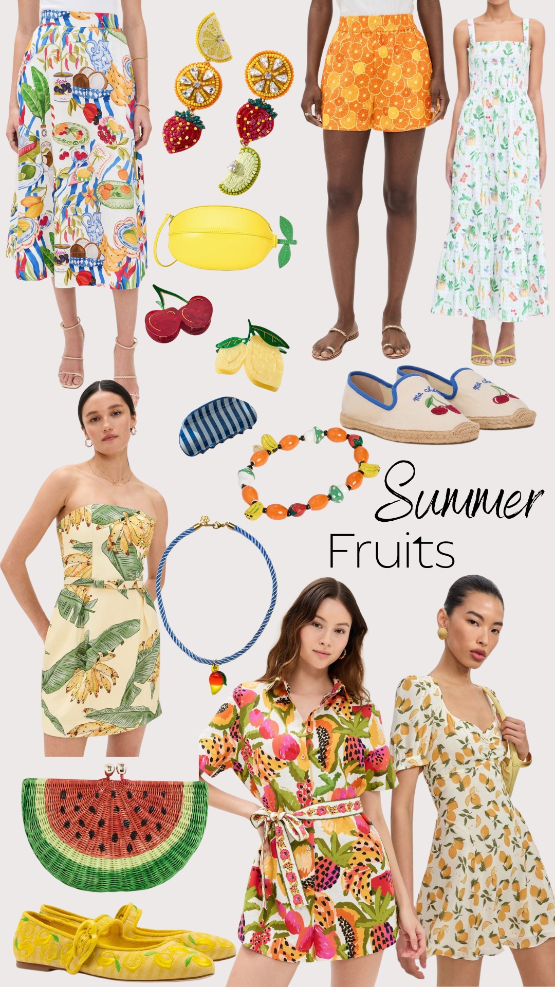 Summer Fashion Fruit Print Finds