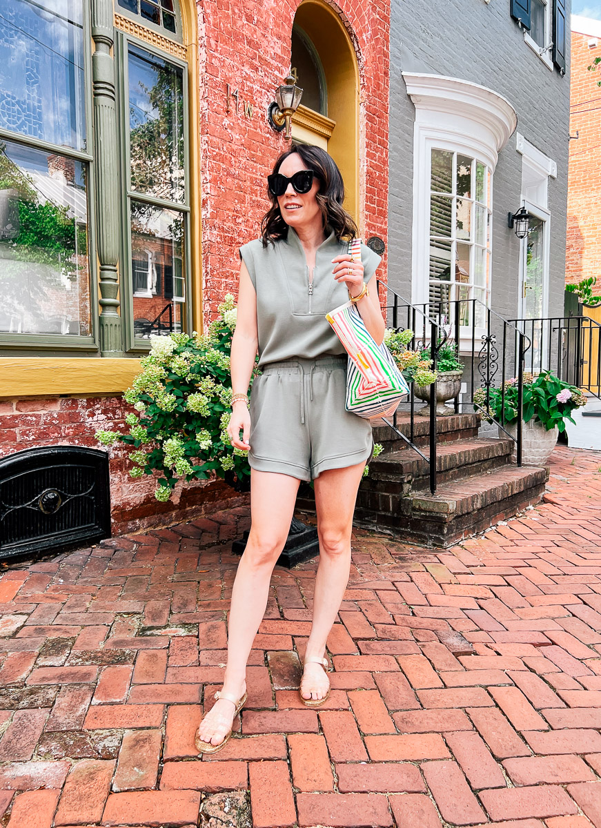 Varley matching shorts set