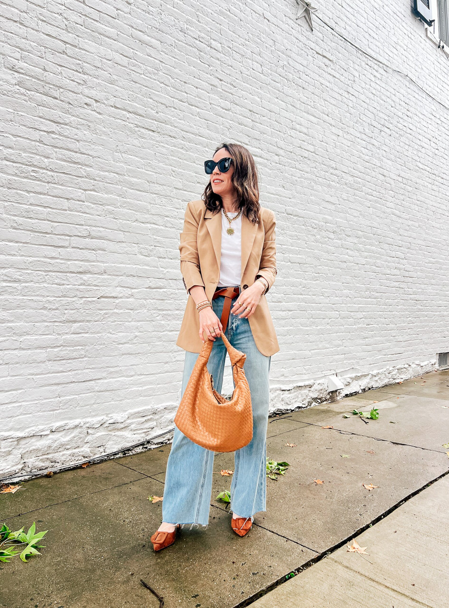 T-Shirt with a Blazer