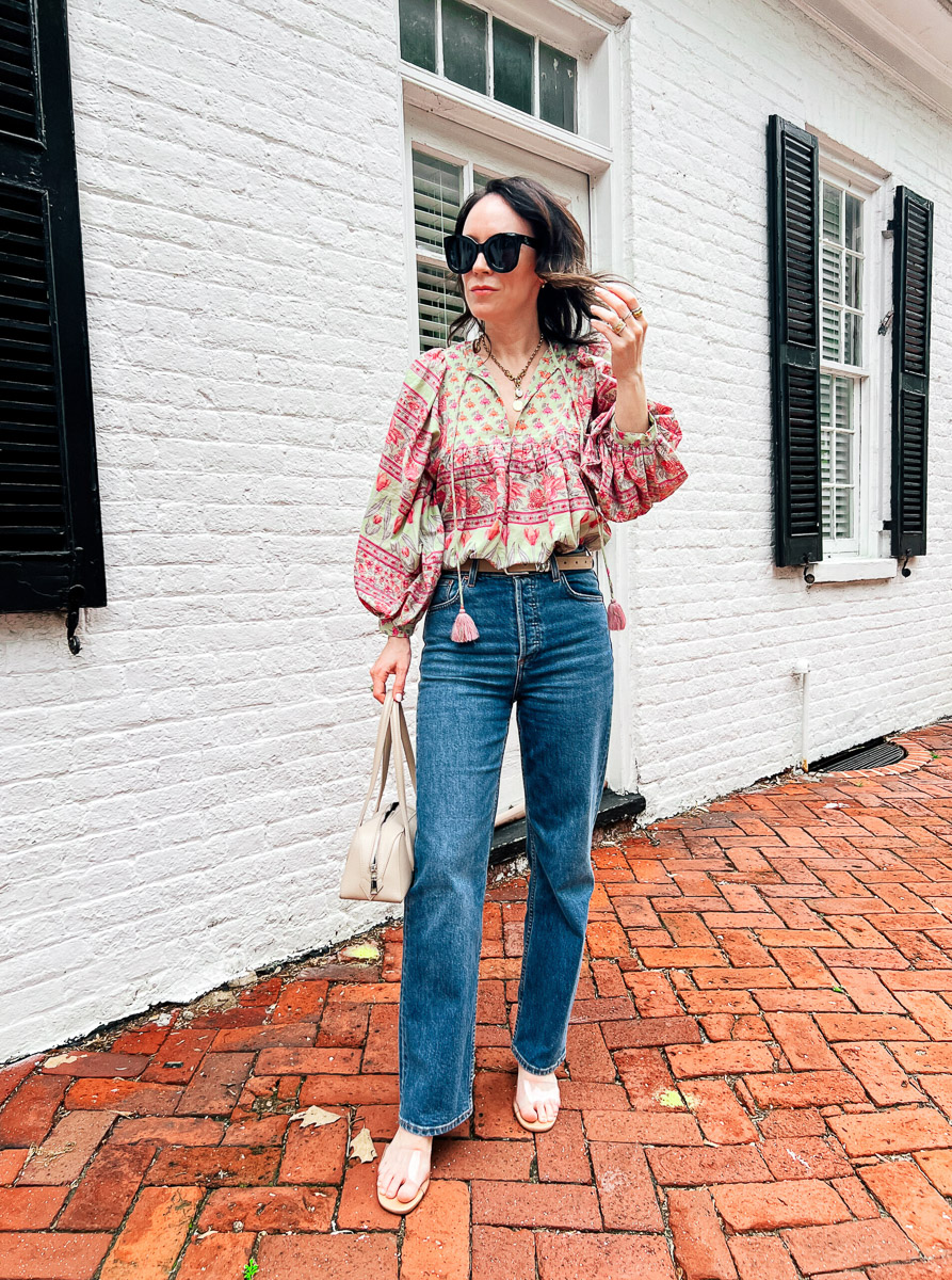 Shirt, shoes and belt on sale