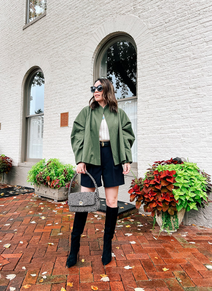 Forest Green fall outfit