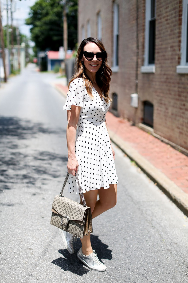 How to Wear Sneakers With a Dress