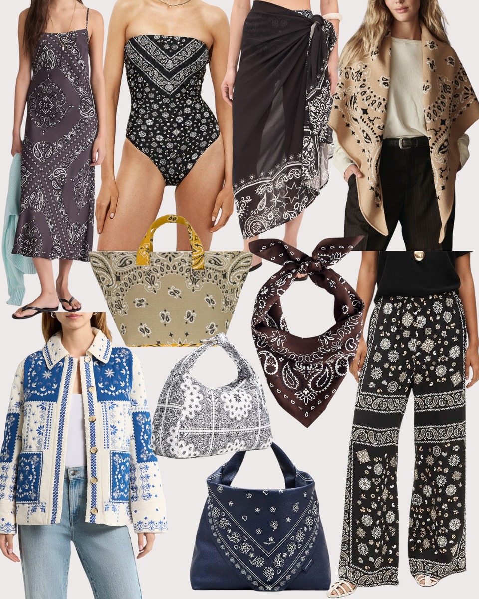 Trending For Summer: Bandana Print