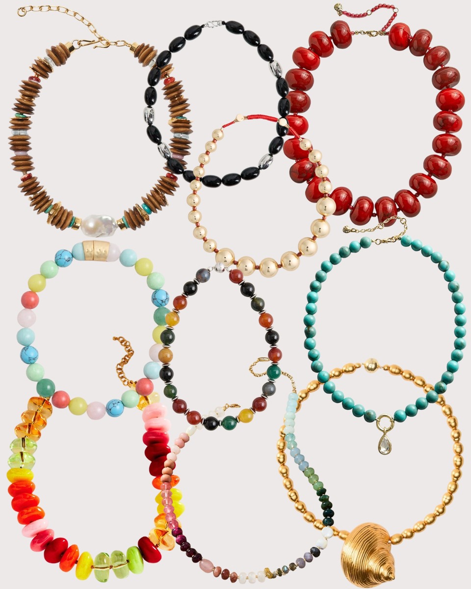Spring Beaded Necklaces