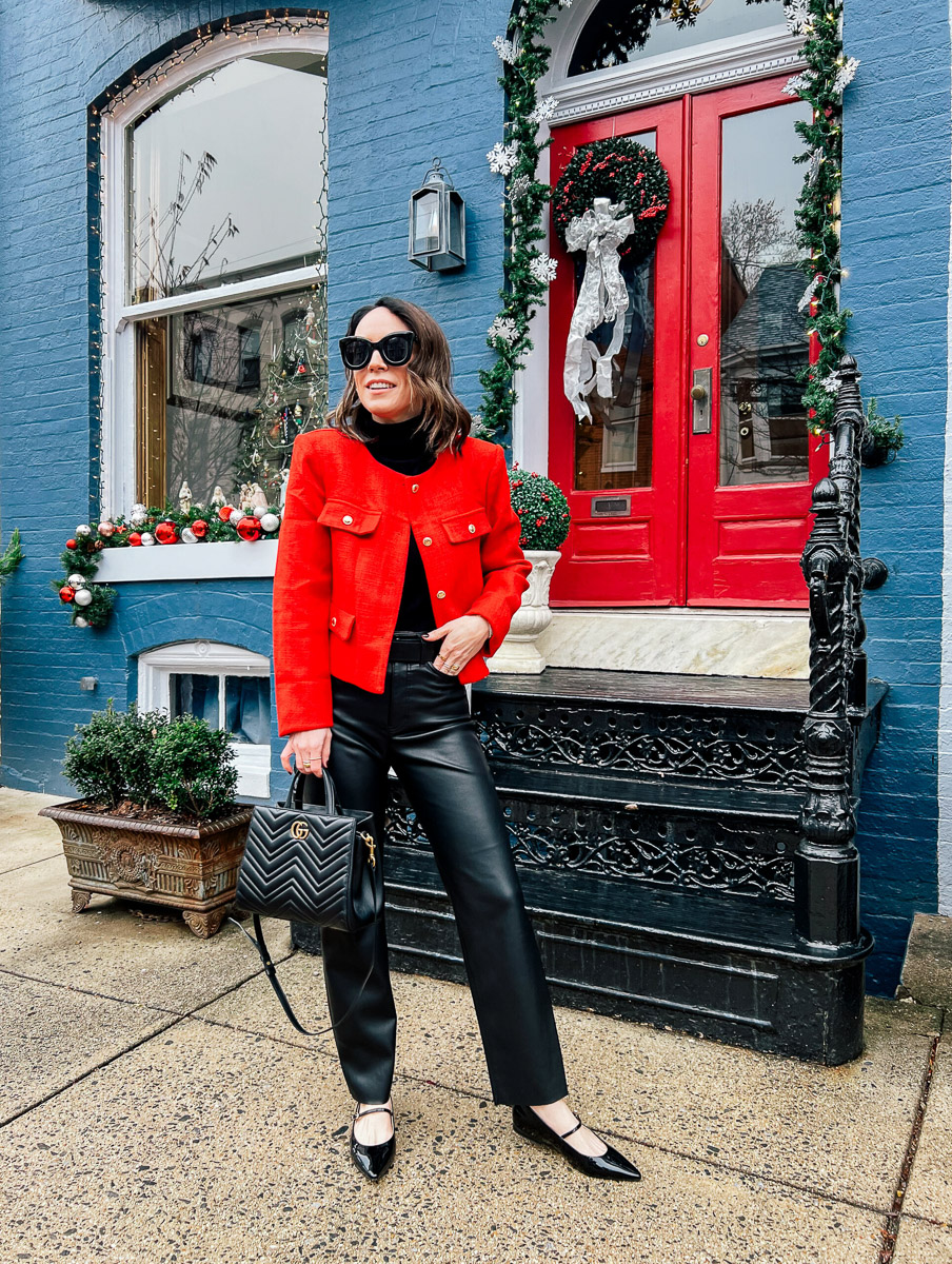 Red Lady Jacket Amazon