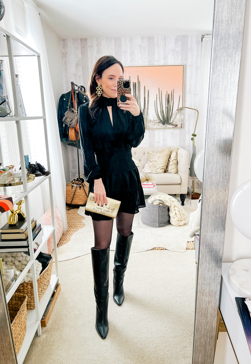 Sheer Tights with fall dress